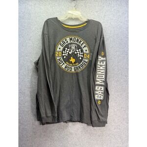 Y2K Gas Monkey Garage Gray T-Shirt Men's XXL